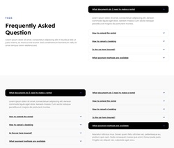 Accordion Website Templates