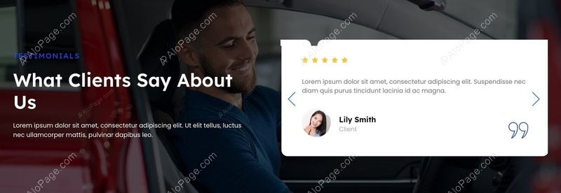 Client Testimonials Showcase Website Template