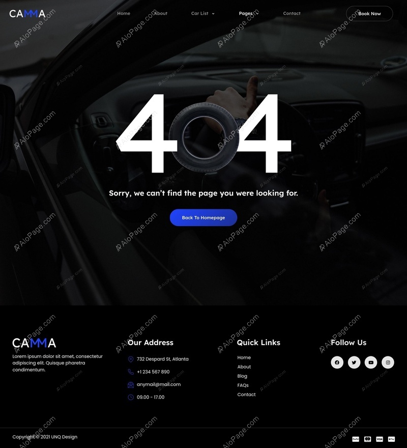 Navigate Your Way To Car Rental Solutions Website Template