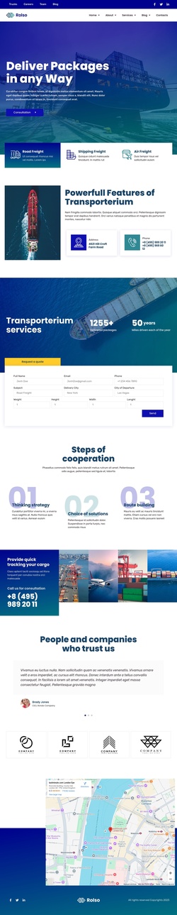 Cars & Transportation Website Templates