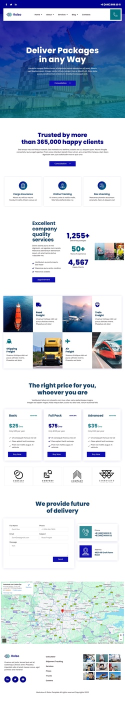 Cars & Transportation Website Templates