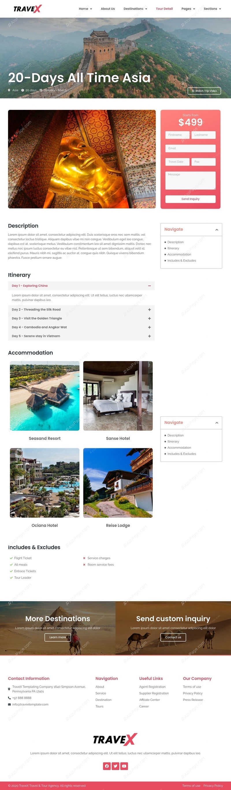 Explore Asia: Ultimate Travel Experience Website Template