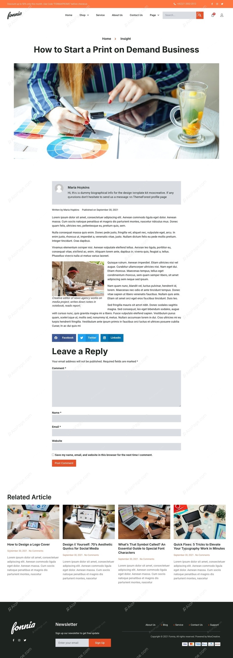 Empower Your Digital Store Venture Website Template
