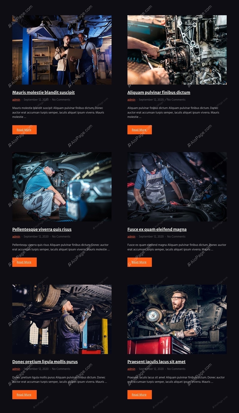 Engage Readers With Automotive Insights Website Template
