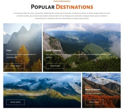 Image On Top Website Templates