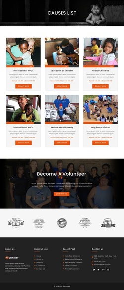 Non-Profit & Religion Website Templates