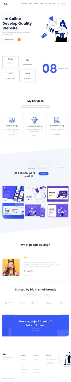 Portfolio & Resume Website Templates