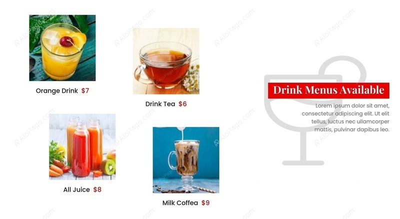 Explore Our Refreshing Drink Selection Website Template