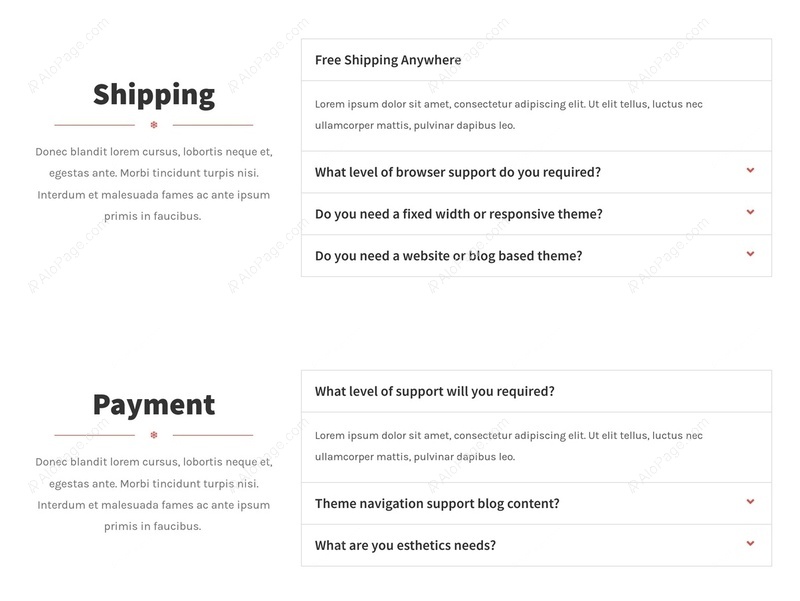 Streamlined Shipping And Payment Queries Website Template