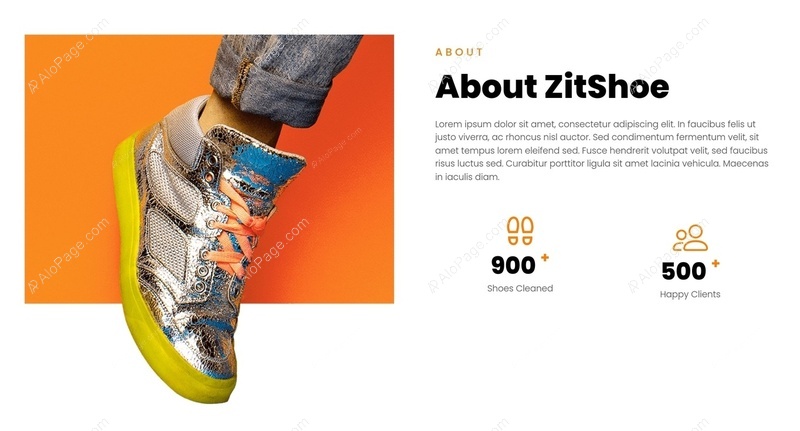 Stylish Footwear That Stands Out Website Template