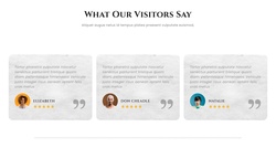 Reviews & Testimonials Website Templates