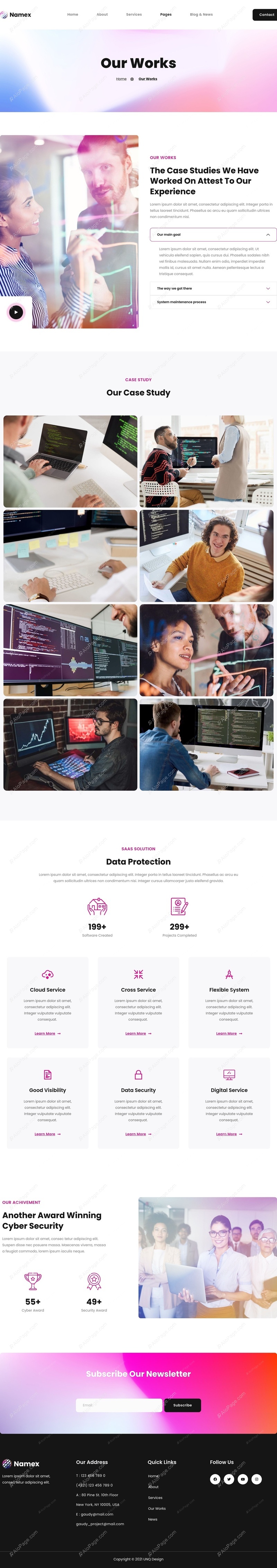 Elevate Your Cyber Security Solutions Website Template