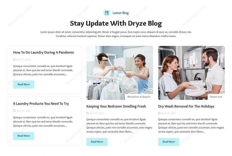 Top Tips For Home Laundry Solutions Website Template