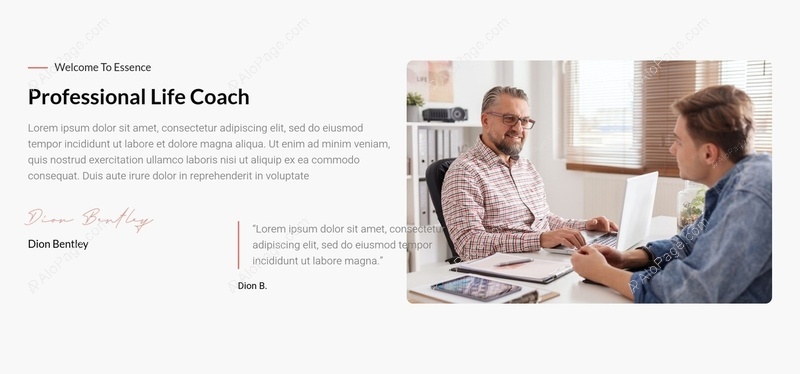 Discover Expert Coaching For Personal Growth Website Template