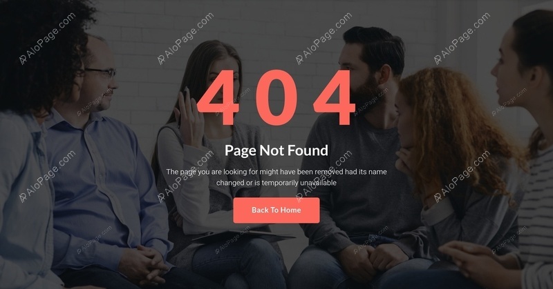 Page Not Found Alert Website Template