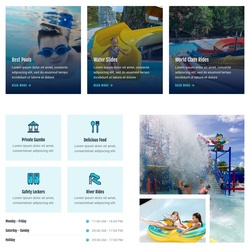 Adventure Water Park Features