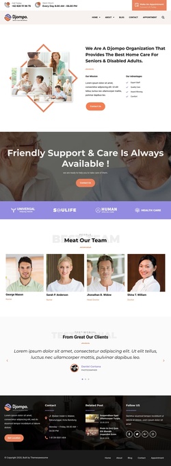 Medical & Health Website Templates