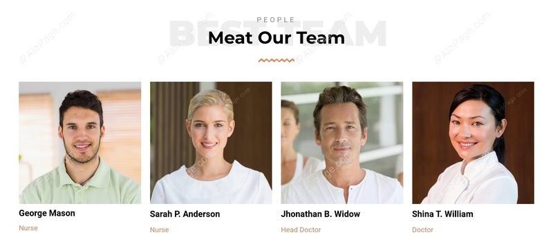 Meet Our Medical Professionals Website Template