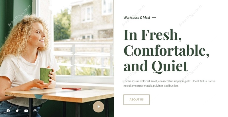 Experience Comfort And Calm Website Template