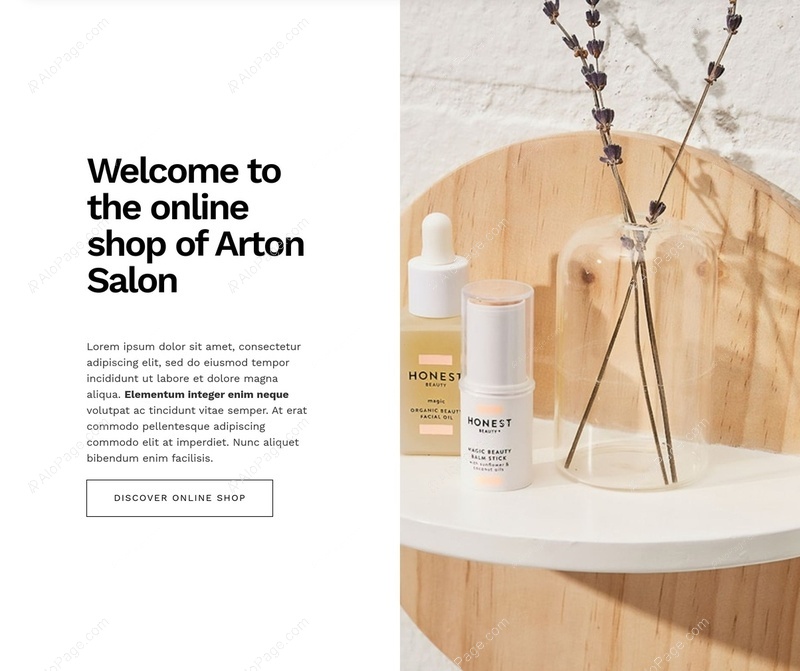 Shop The Best Organic Beauty Products Website Template