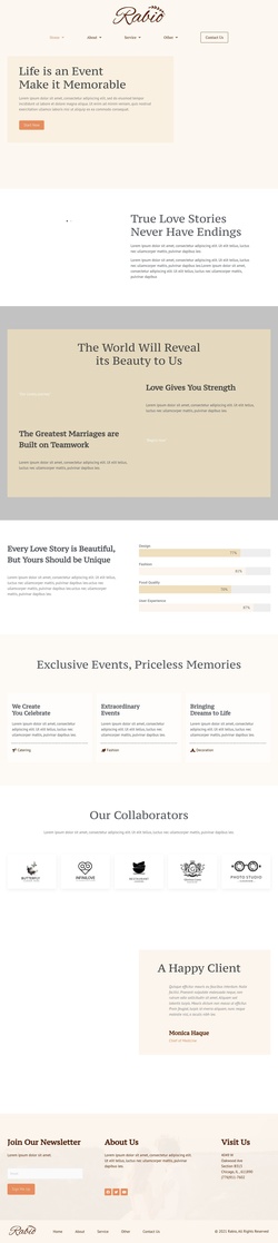 Event & Wedding Website Templates