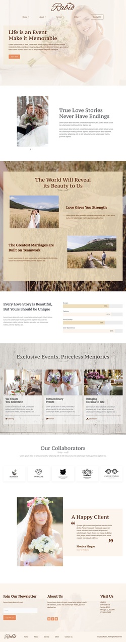 Event & Wedding Website Templates