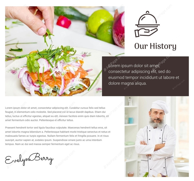 Discover Our Culinary Journey Website Template