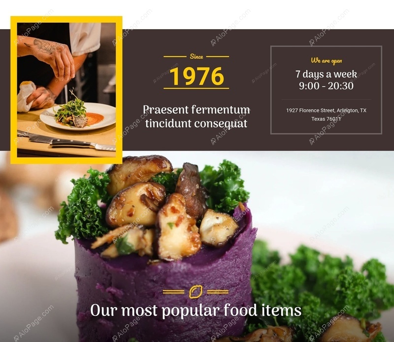 Discover Unique Culinary Delights Website Template