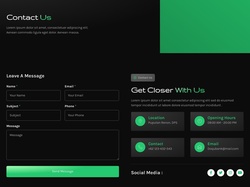 Contact Website Templates