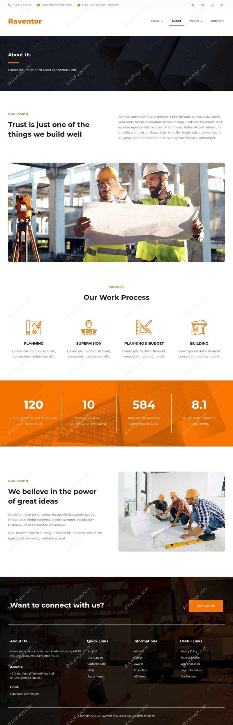 Building Trust In Construction - Website Template