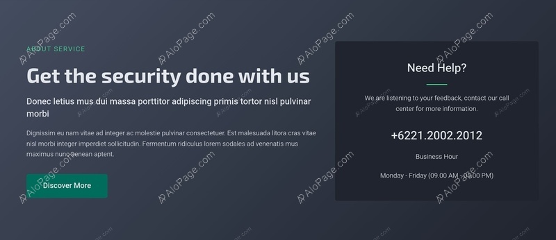 Effortless Security Solutions Website Template