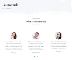 Reviews & Testimonials Website Templates