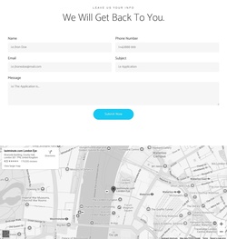 Map Website Templates