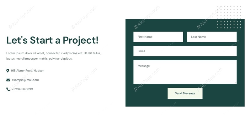 Kickstart Your Project Today Website Template