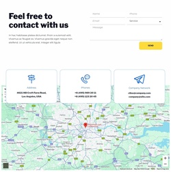 Contact Website Templates